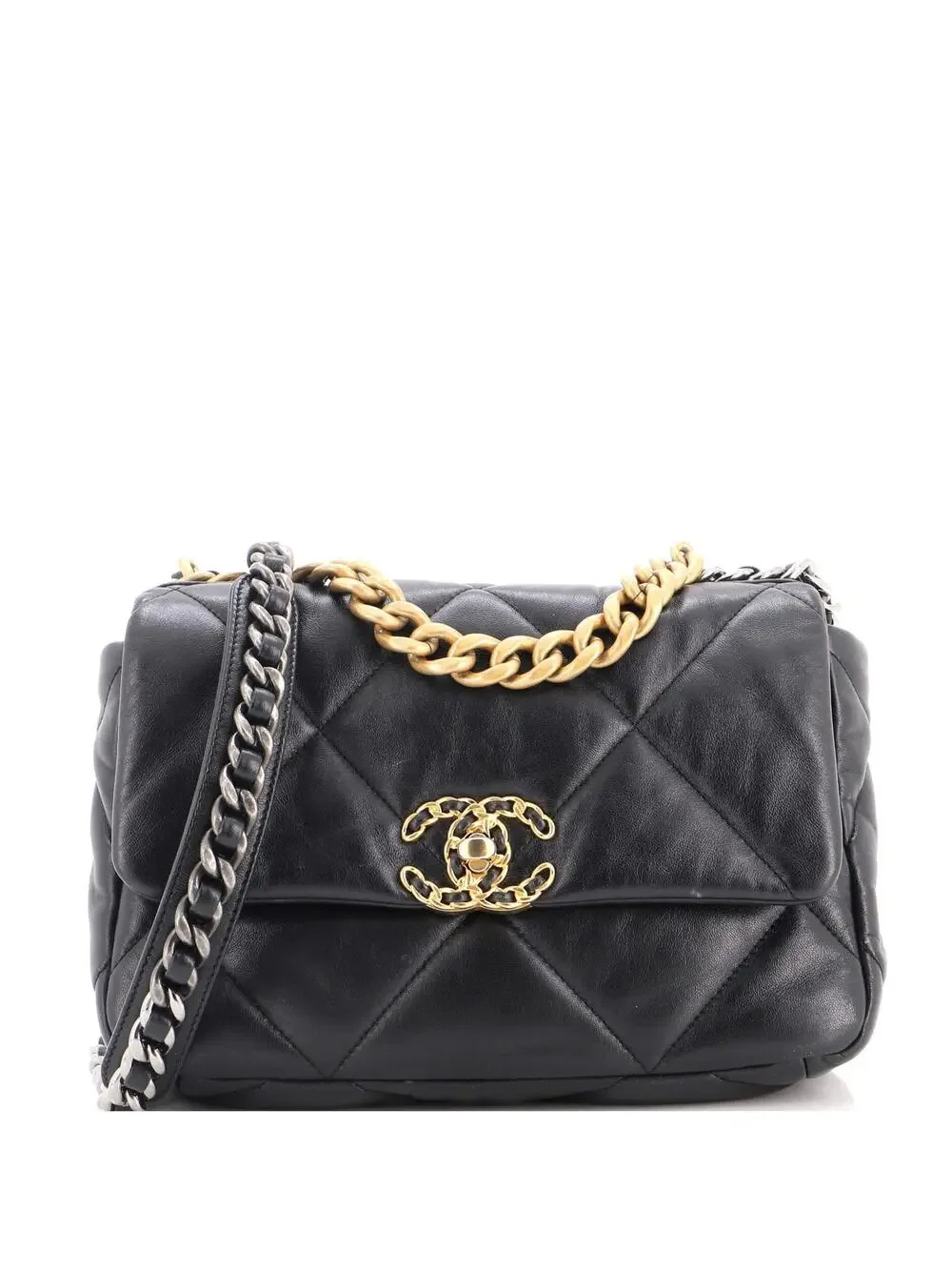 Chanel 19 Flap Bag Quilted Leather #328624C49B